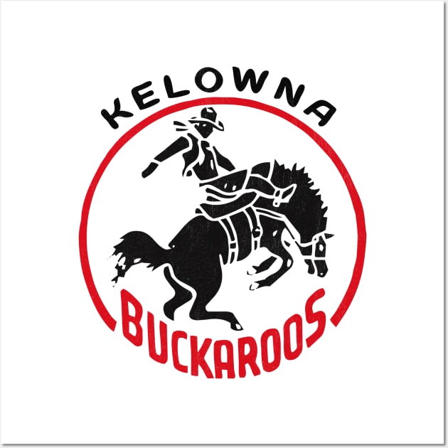 Defunct Kelowna Buckaroos Hockey Wall Art by LocalZonly